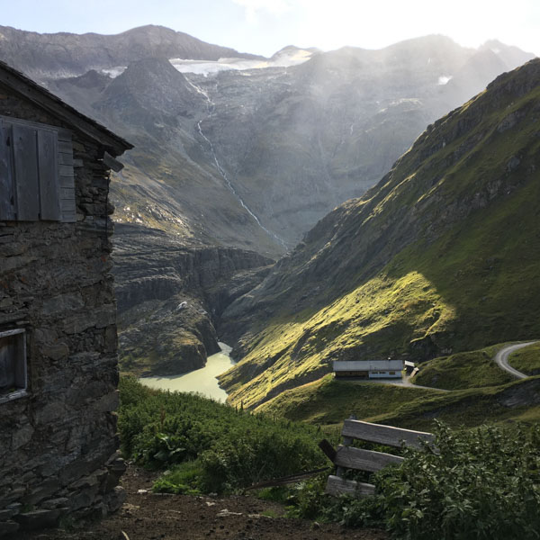 Alpine hut near Großglockner: The Alps, Austria