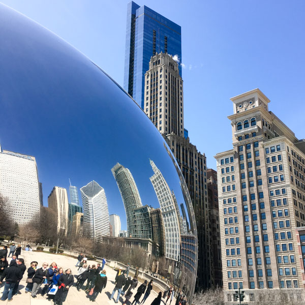 The game of the shapes: Millenium park, Chicago